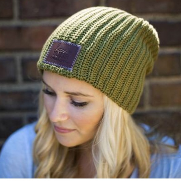 Love Your Melon Olive Beanie 